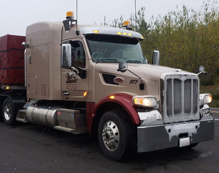 Canadian truck from left