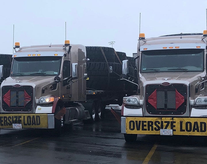 Oversize load trucks