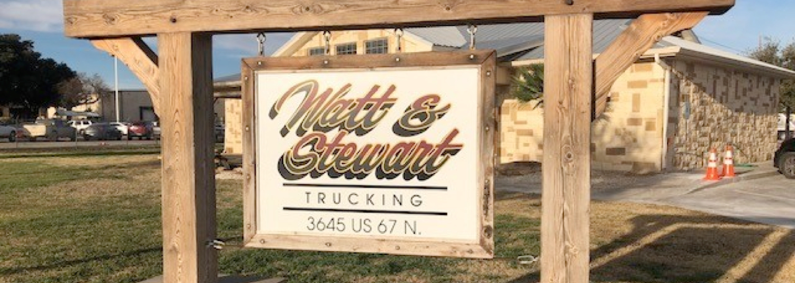 Watt & Stewart Sign